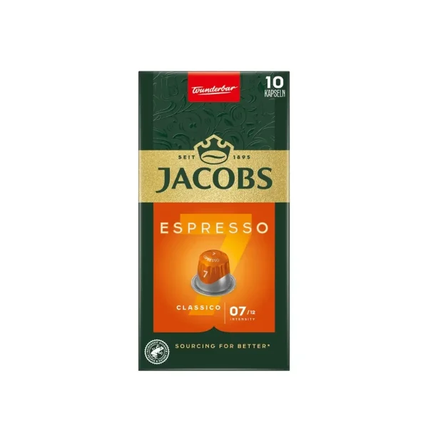 Jacobs Espresso 7 Classico kapszulás kávé 10db