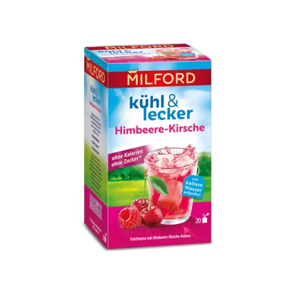 Milford Kühl & Lecker Málna-Cseresznye Gyümölcstea 20, 2.25g