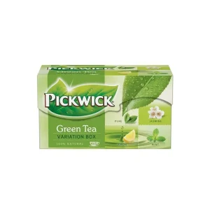 Pickwick Green Tea Variation 40g Jázmin, Citrom, Menta, Earl Grey